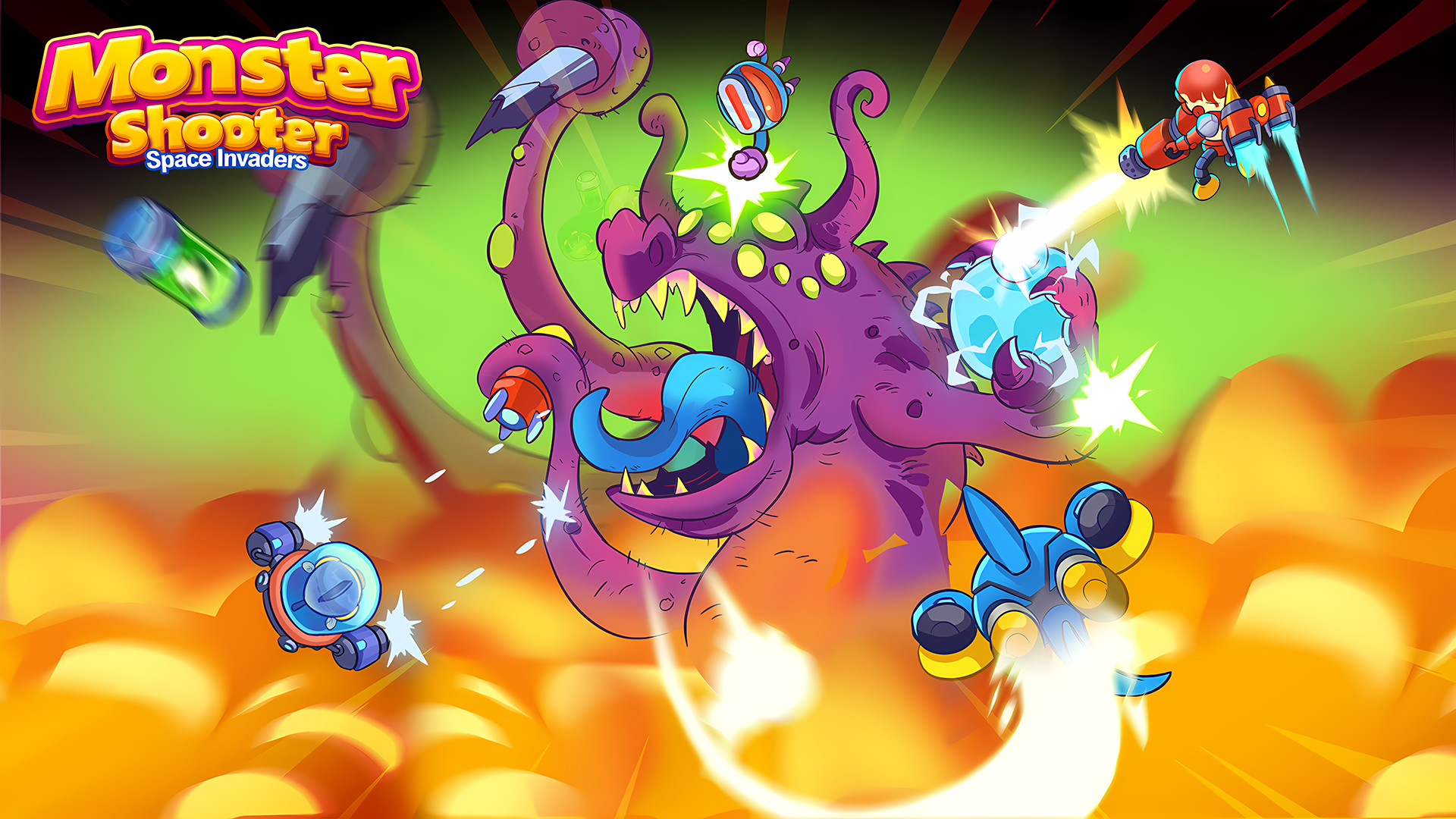 اسکرین شات 8 بازی Monster Shooter: Space Invader
