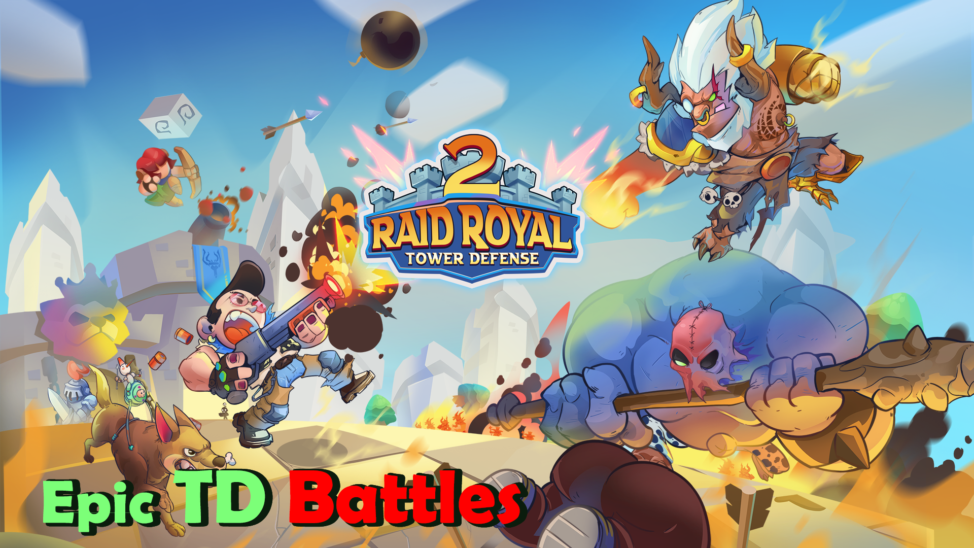 اسکرین شات 1 بازی Raid Royal 2: TD Battles