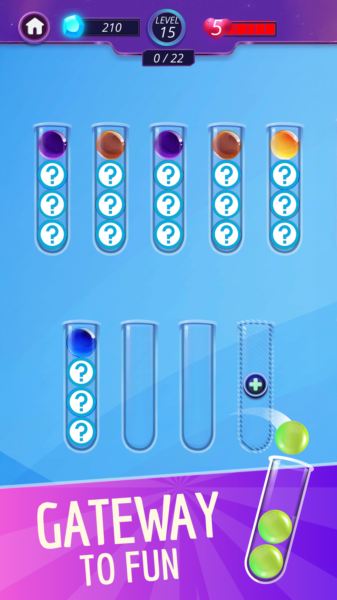اسکرین شات 5 بازی Ball Sort: Color Sort Puzzle