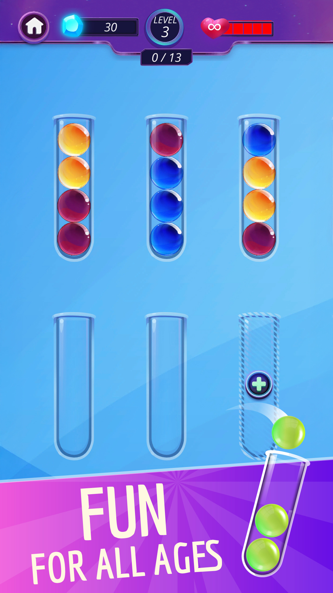 اسکرین شات 2 بازی Ball Sort: Color Sort Puzzle