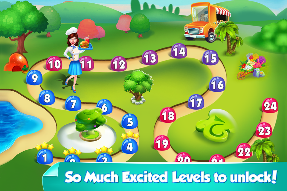 اسکرین شات 3 بازی Food Truck Cafe Game for Girls