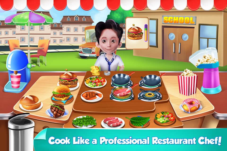 اسکرین شات 6 بازی Food Truck Cafe Game for Girls
