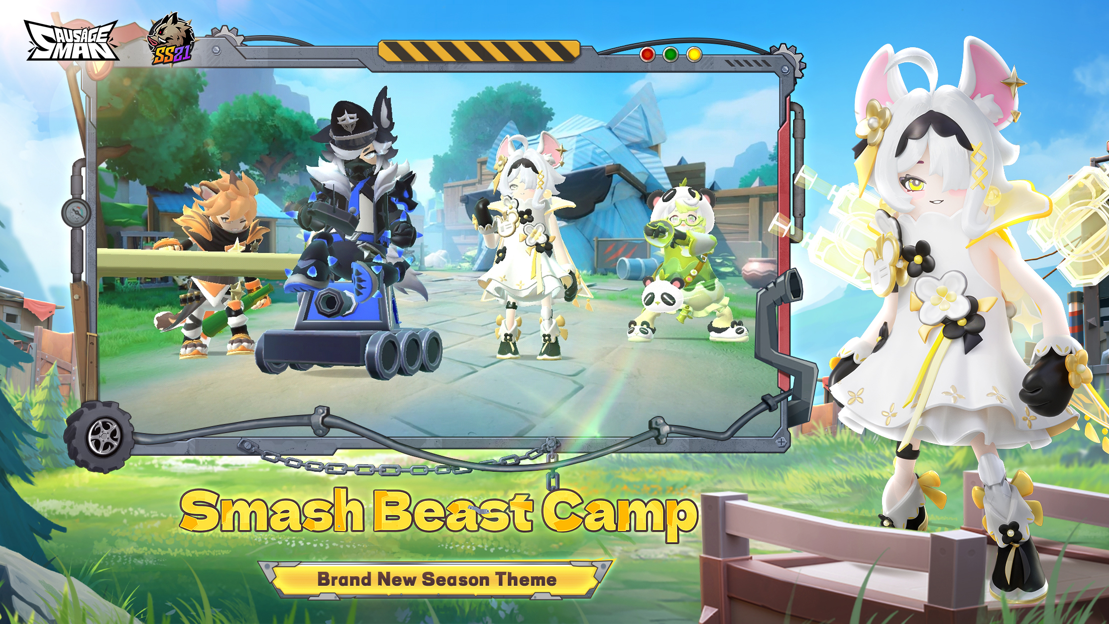 اسکرین شات 1 بازی Sausage Man