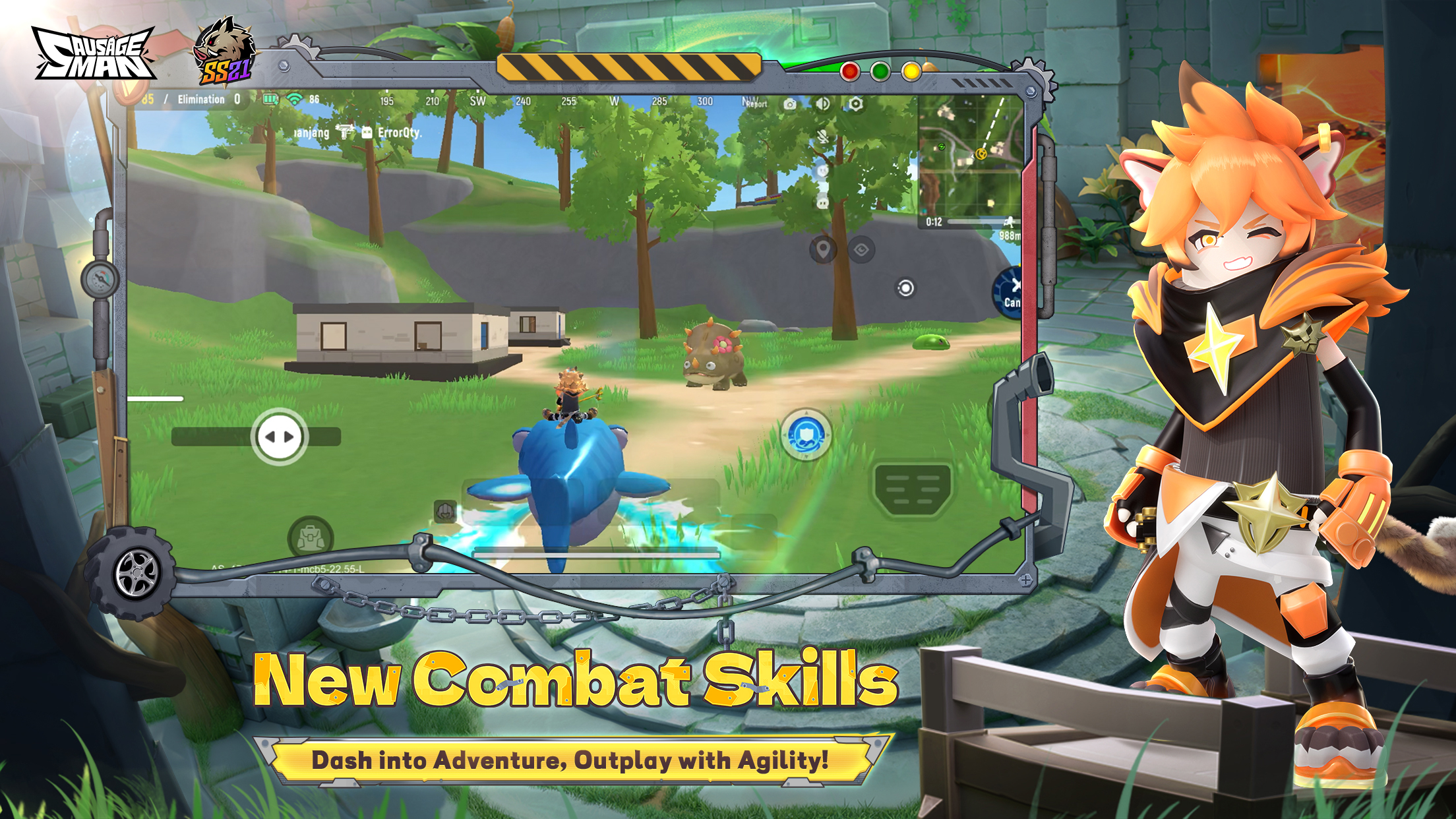 اسکرین شات 4 بازی Sausage Man