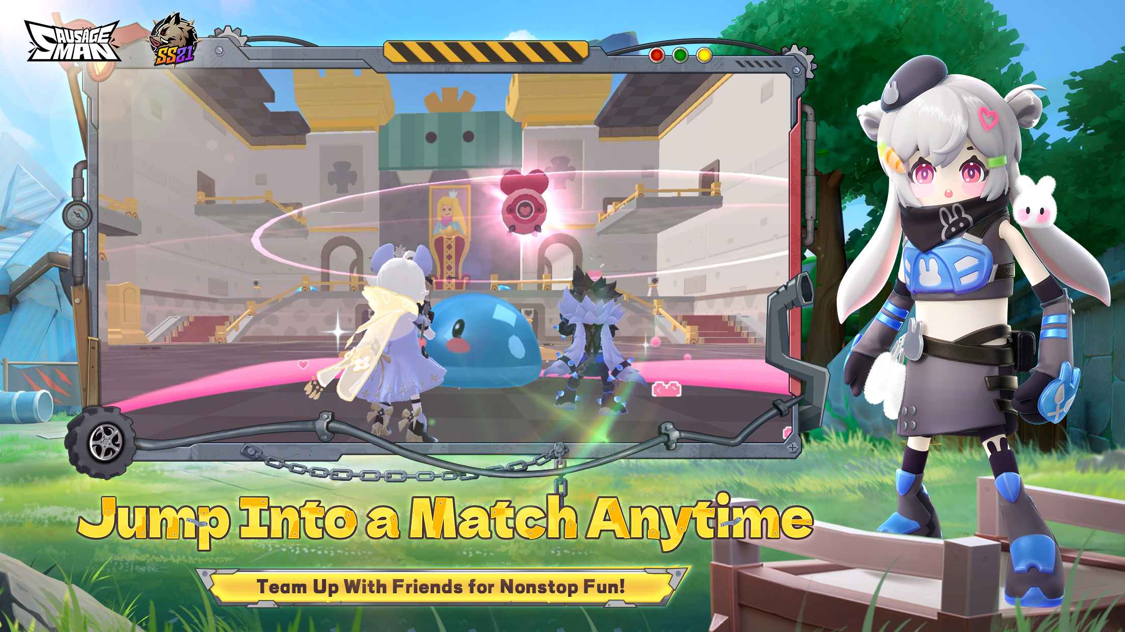 اسکرین شات 5 بازی Sausage Man