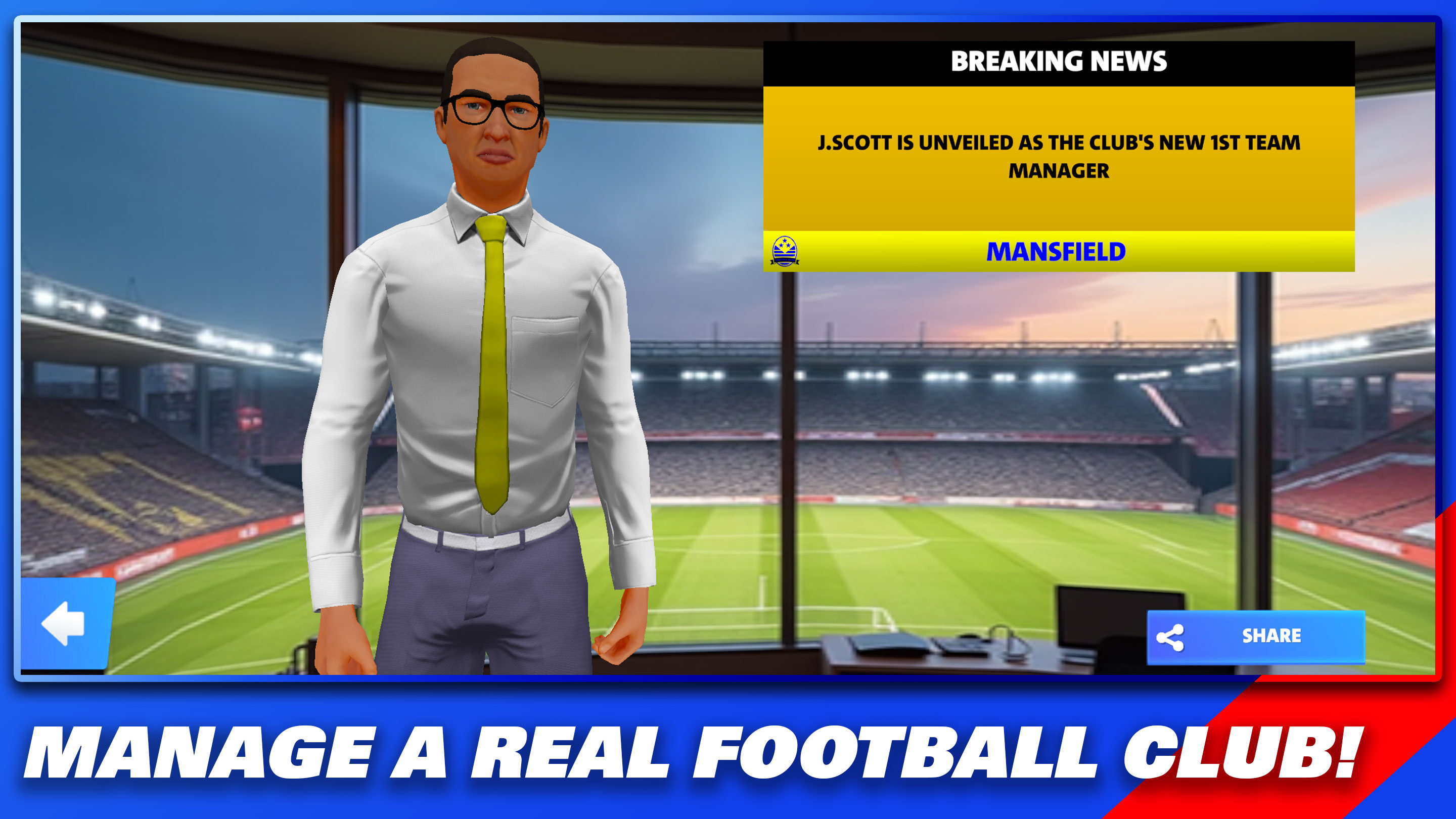 اسکرین شات 2 بازی First Team Manager 2026