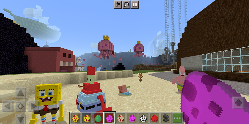 اسکرین شات 3 برنامه Bikini Bottom Minecraft