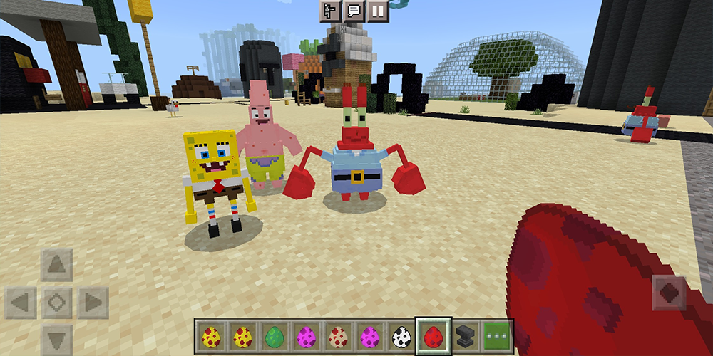 اسکرین شات 1 برنامه Bikini Bottom Minecraft