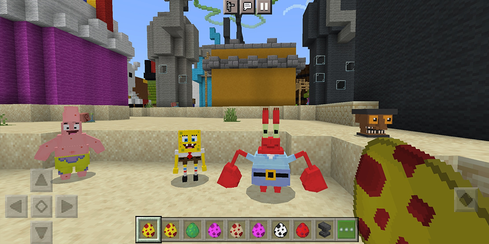 اسکرین شات 4 برنامه Bikini Bottom Minecraft