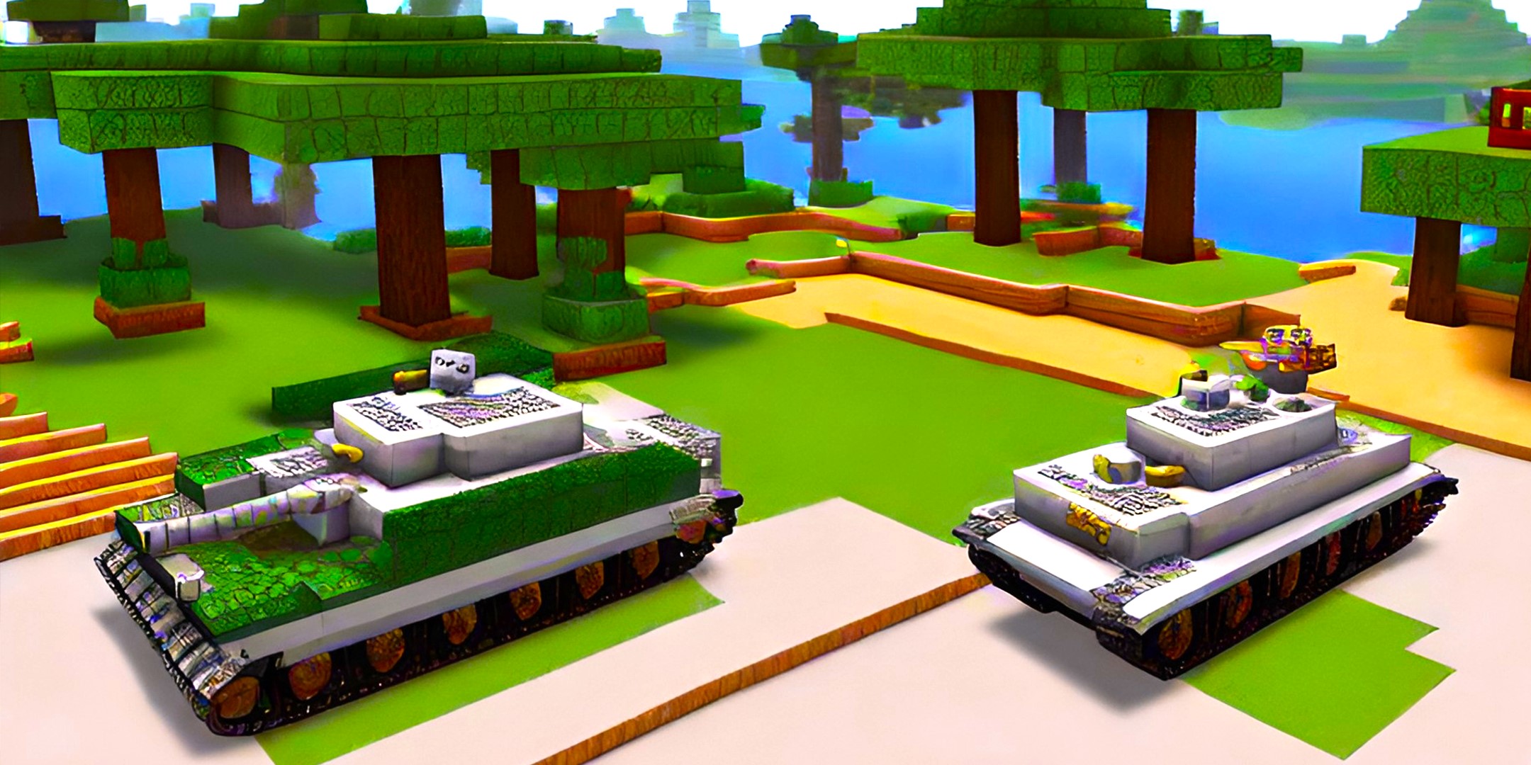 اسکرین شات 1 برنامه War Tanks Mod for Minecraft