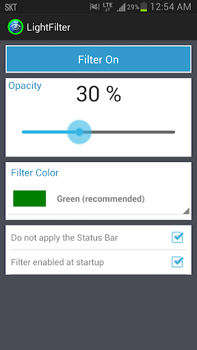 اسکرین شات 1 برنامه Screen Filter Block Bluelight