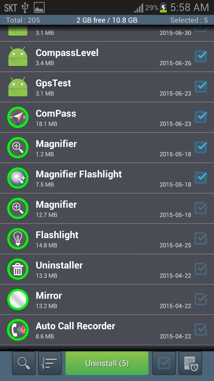 اسکرین شات 2 برنامه Uninstaller - Uninstall App