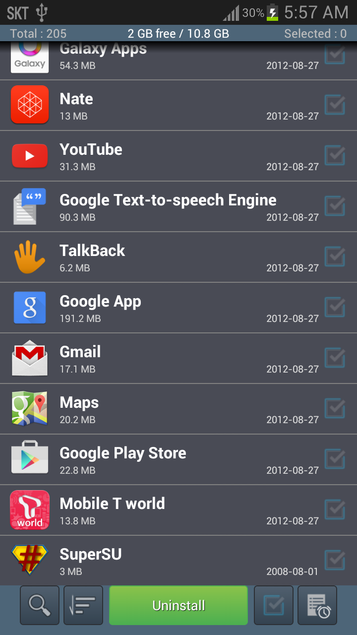 اسکرین شات 1 برنامه Uninstaller - Uninstall App