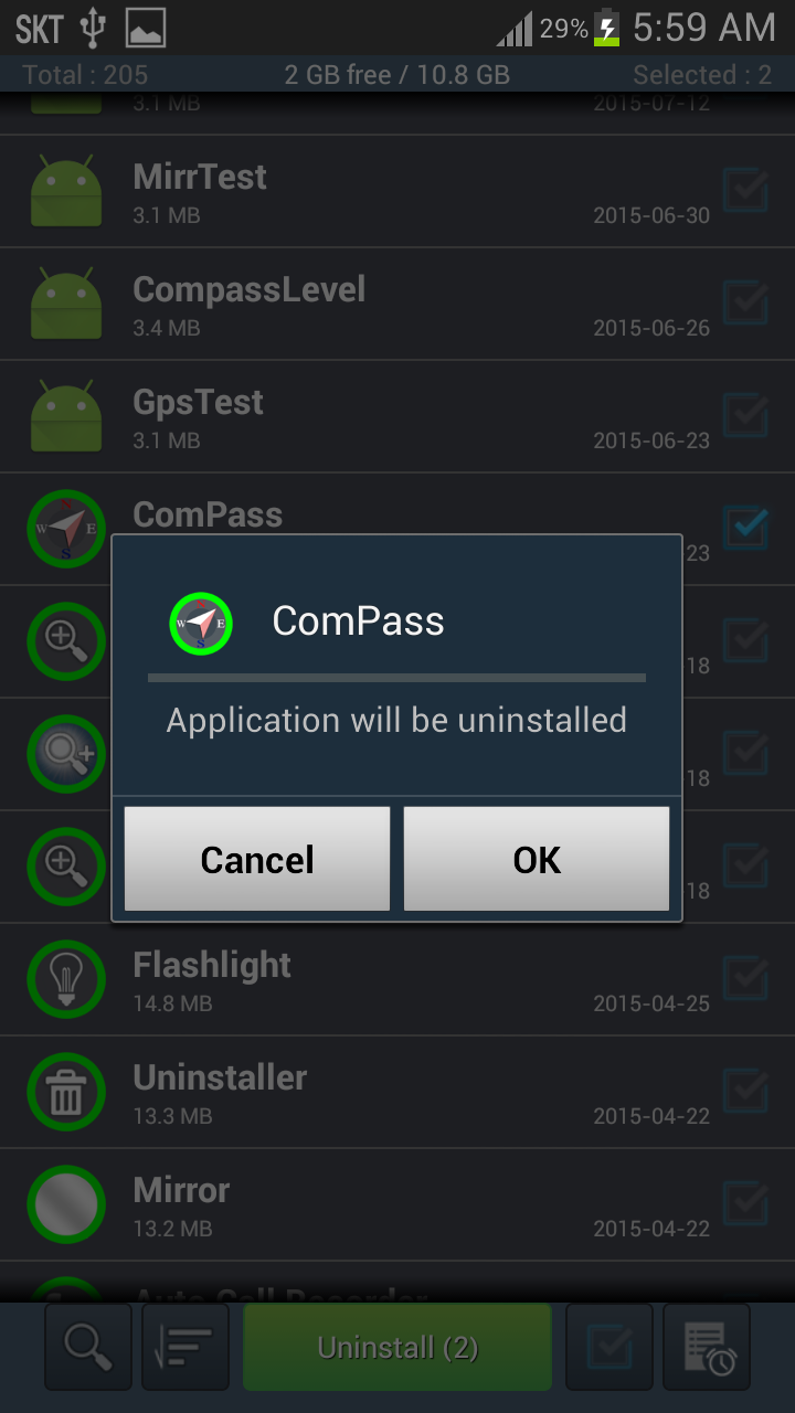 اسکرین شات 3 برنامه Uninstaller - Uninstall App