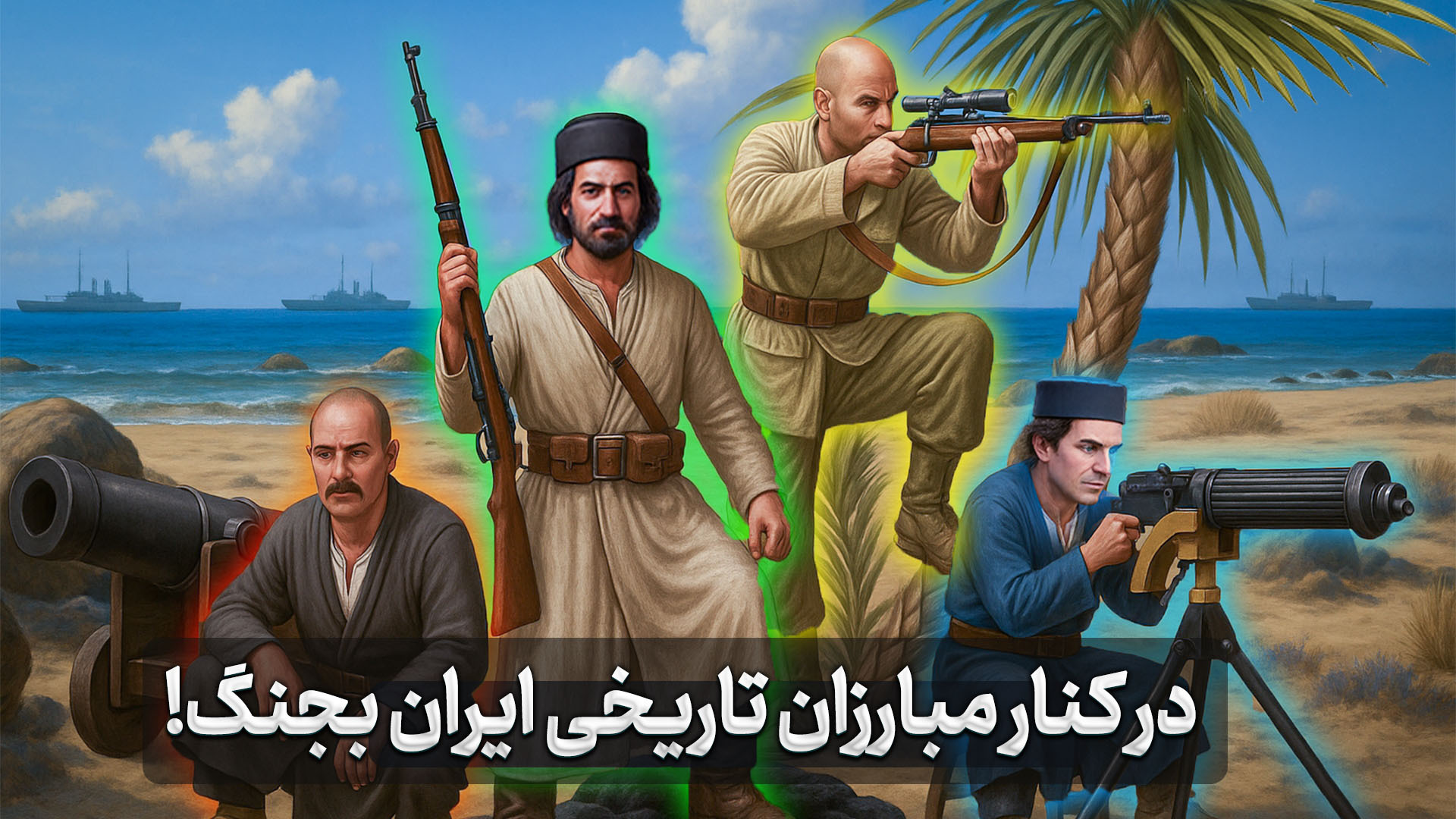 اسکرین شات 4 بازی رئیسعلی دلواری: شوتر استراتژی مقاومت