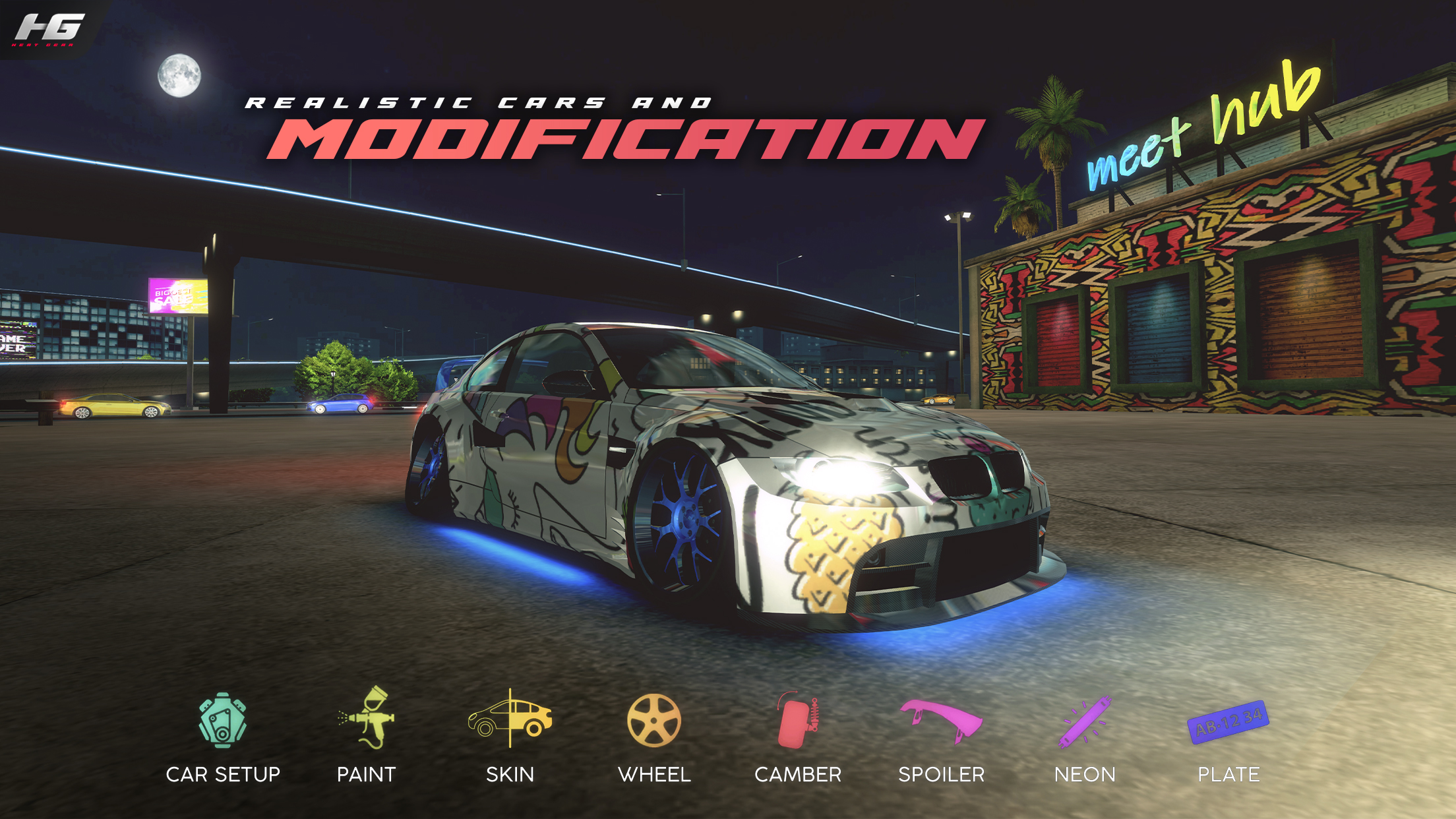 اسکرین شات 4 بازی Heat Gear - Race & Drift World