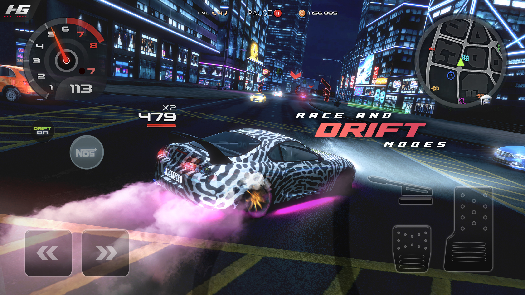 اسکرین شات 3 بازی Heat Gear - Race & Drift World