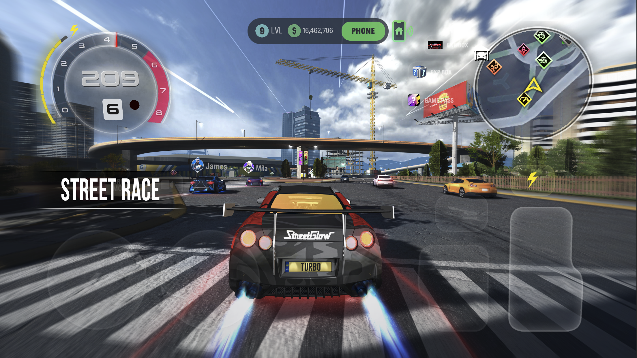 اسکرین شات 1 بازی Turbo Tornado: Open World Race