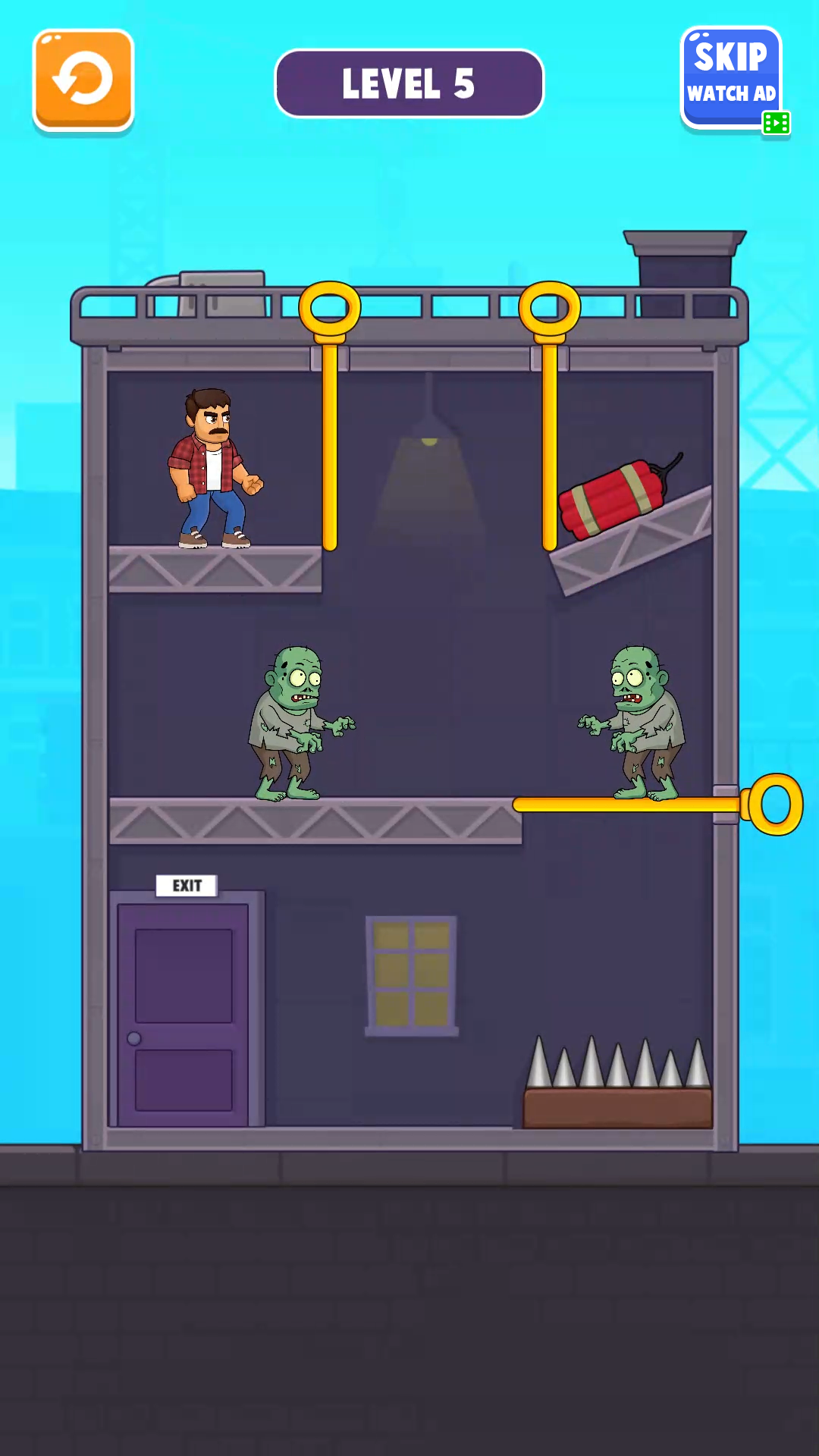 اسکرین شات 5 بازی Daddy Escape - Save Pull Pin