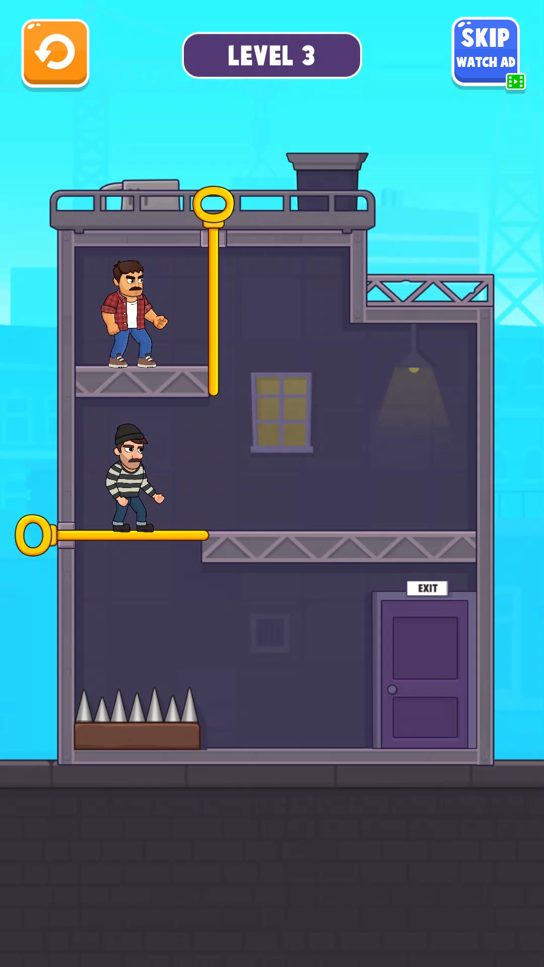 اسکرین شات 3 بازی Daddy Escape - Save Pull Pin
