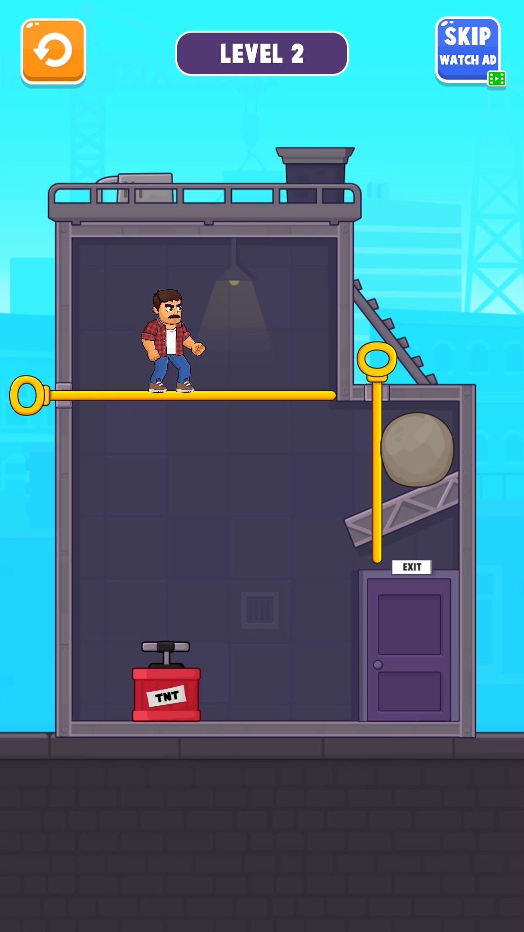 اسکرین شات 2 بازی Daddy Escape - Save Pull Pin