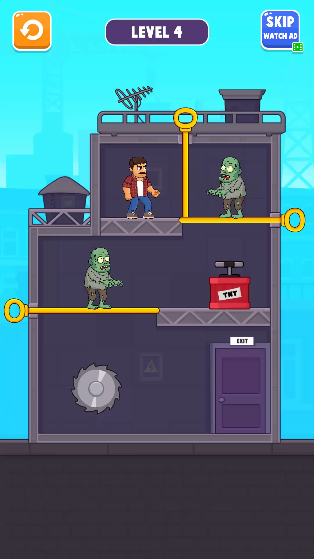 اسکرین شات 4 بازی Daddy Escape - Save Pull Pin