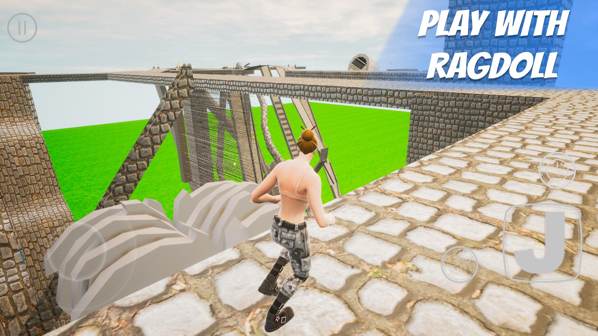 اسکرین شات 3 بازی Ragdoll 3D - Parkour Adventure