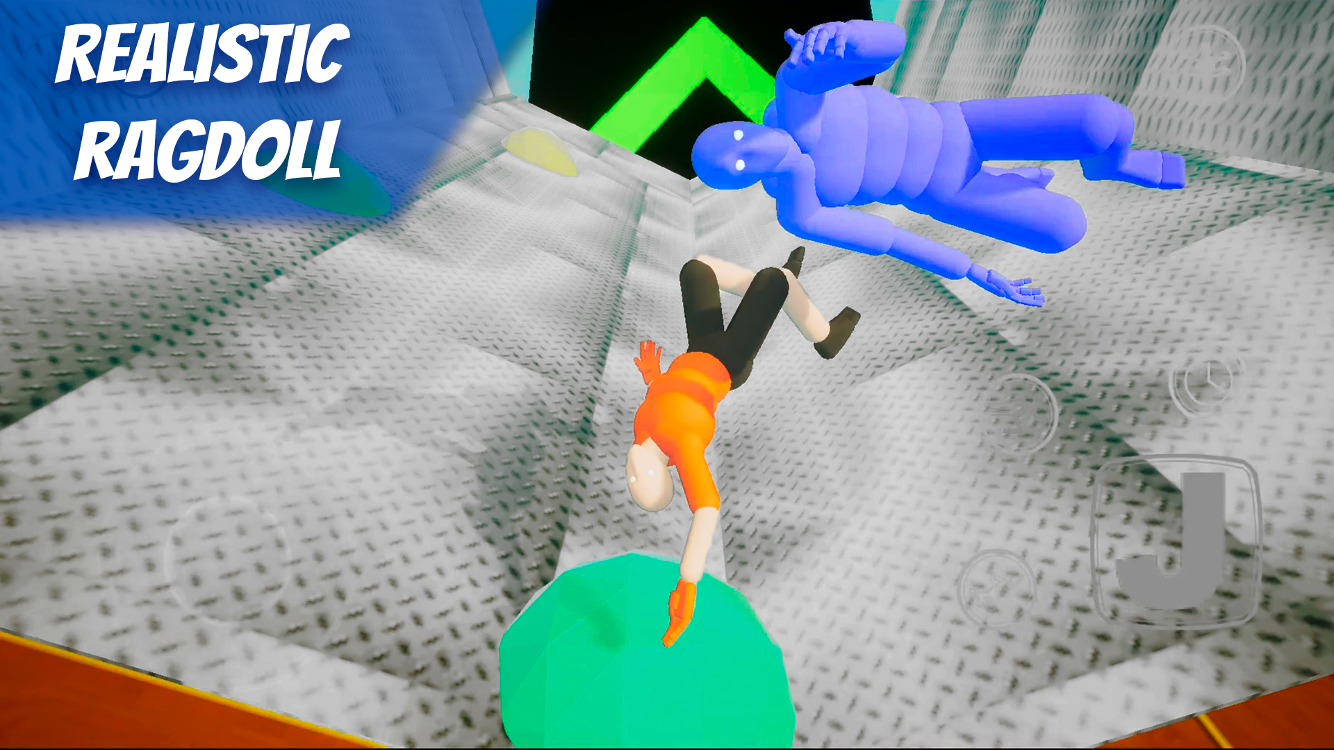 اسکرین شات 2 بازی Ragdoll 3D - Parkour Adventure