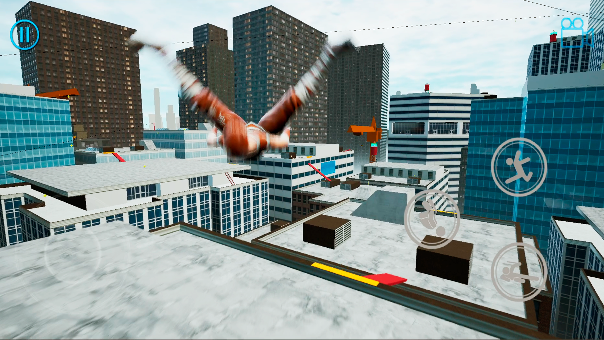 اسکرین شات 2 بازی Rooftops Parkour Pro