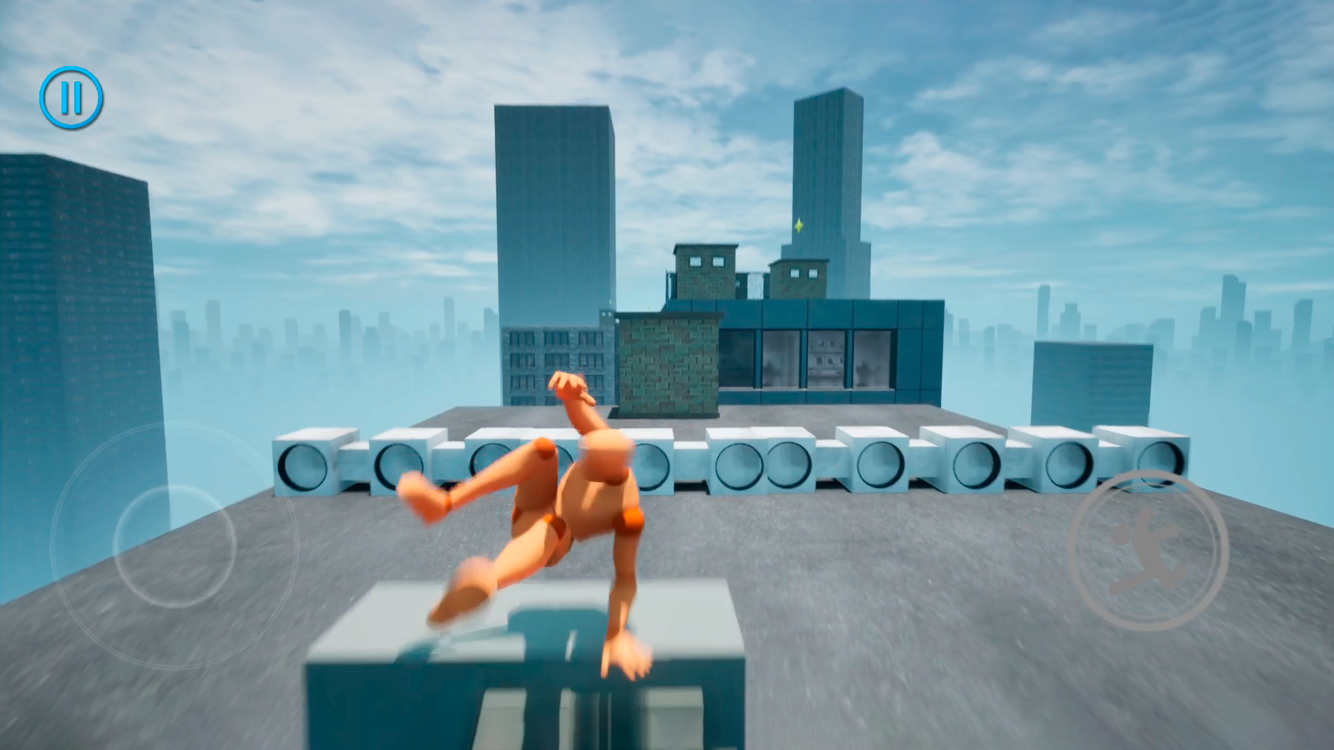 اسکرین شات 1 بازی Rooftops Parkour Pro