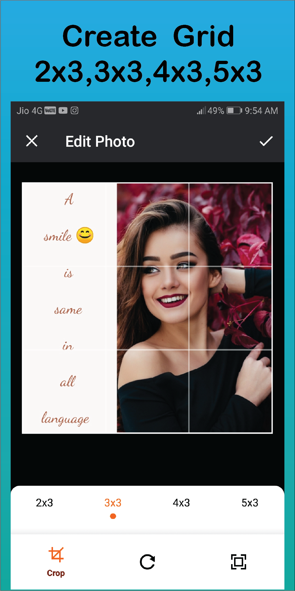 اسکرین شات 2 برنامه Grid Maker for Instagram (Inst