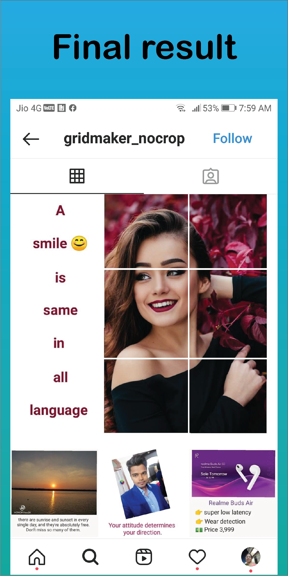 اسکرین شات 4 برنامه Grid Maker for Instagram (Inst