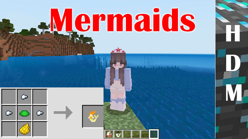 اسکرین شات 1 برنامه Mermaids for minecraft