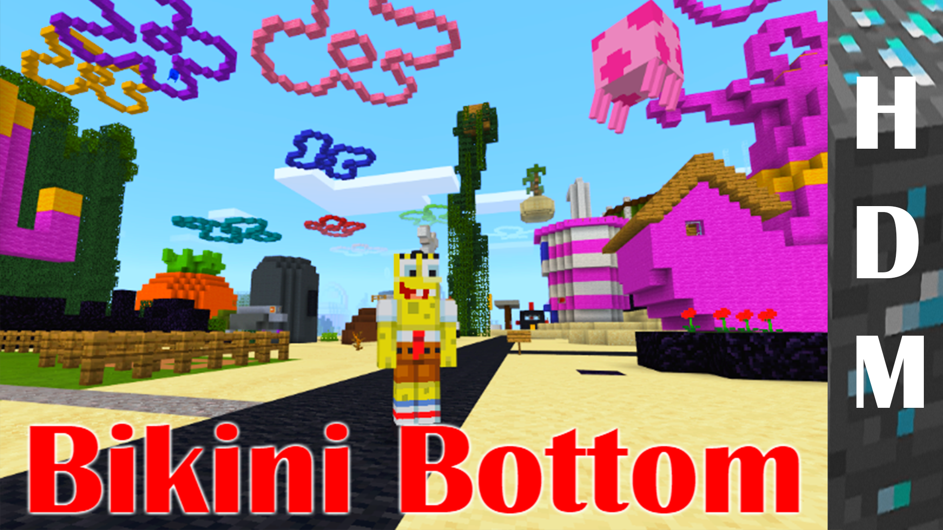 اسکرین شات 3 برنامه Bikini Bottom Bob MCPE