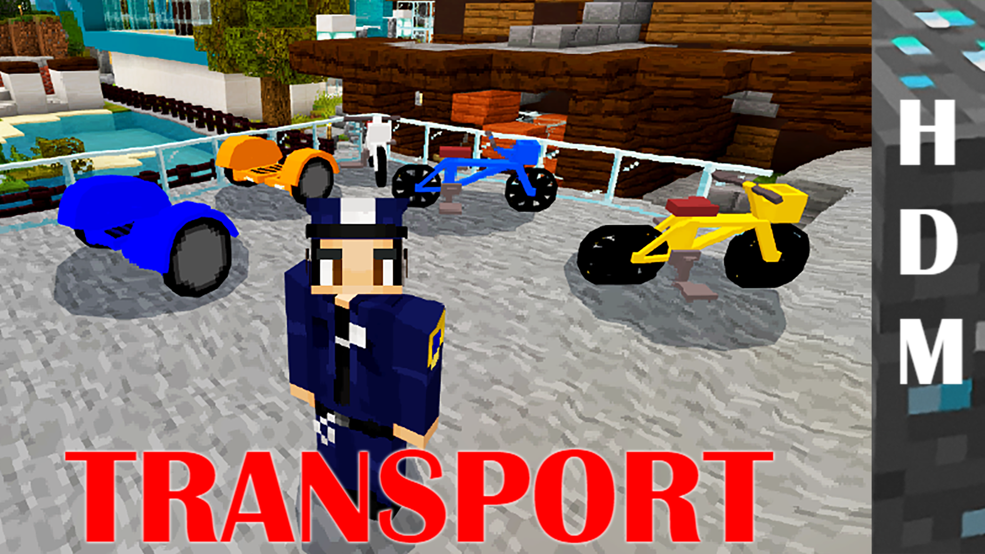 اسکرین شات 2 برنامه Simple Transport mod for mcpe