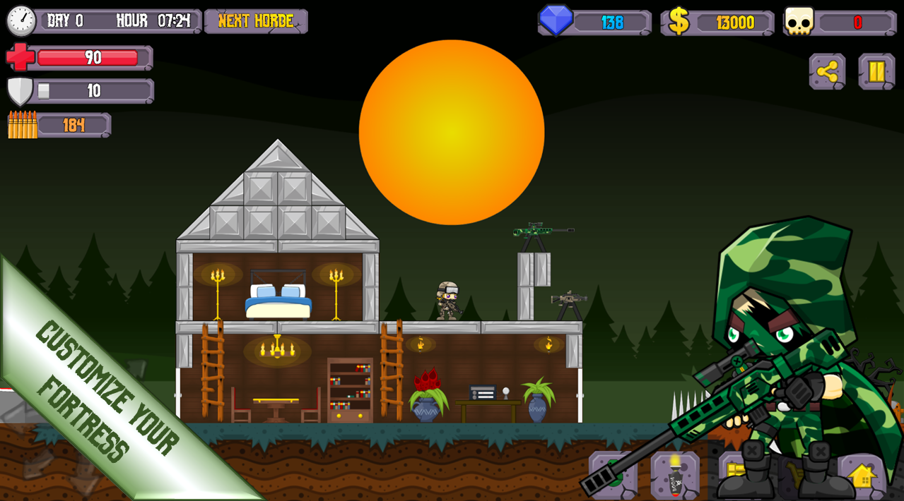 اسکرین شات 5 بازی Zombie Shooting-Survive undead