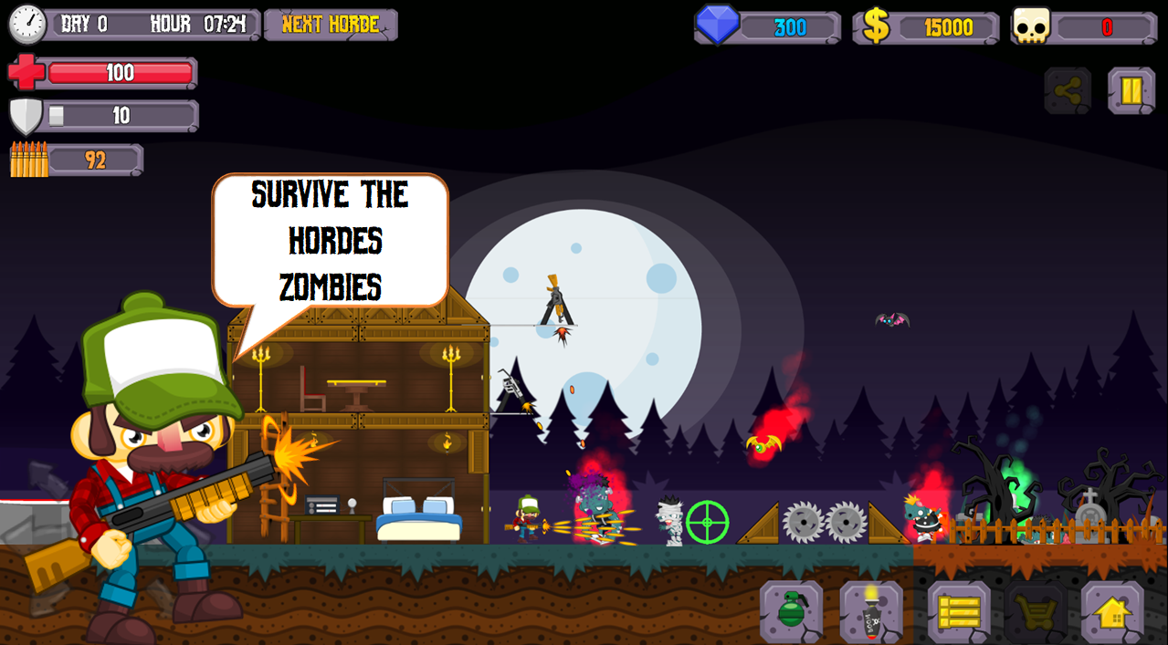 اسکرین شات 1 بازی Zombie Shooting-Survive undead