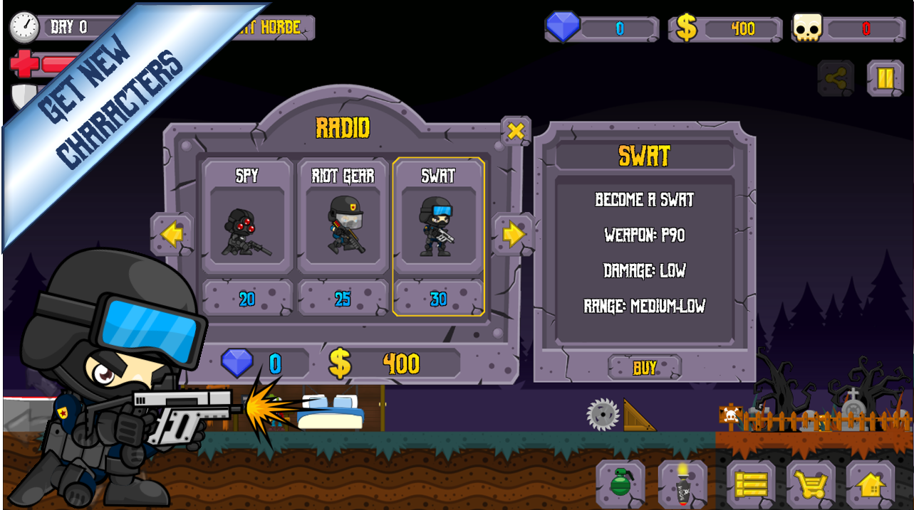 اسکرین شات 4 بازی Zombie Shooting-Survive undead