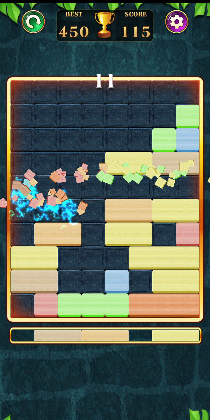 اسکرین شات 2 بازی Block Slide - Wood Jewel
