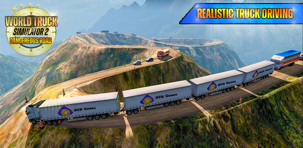 اسکرین شات 1 بازی World Truck Simulator 2 : Dangerous Roads