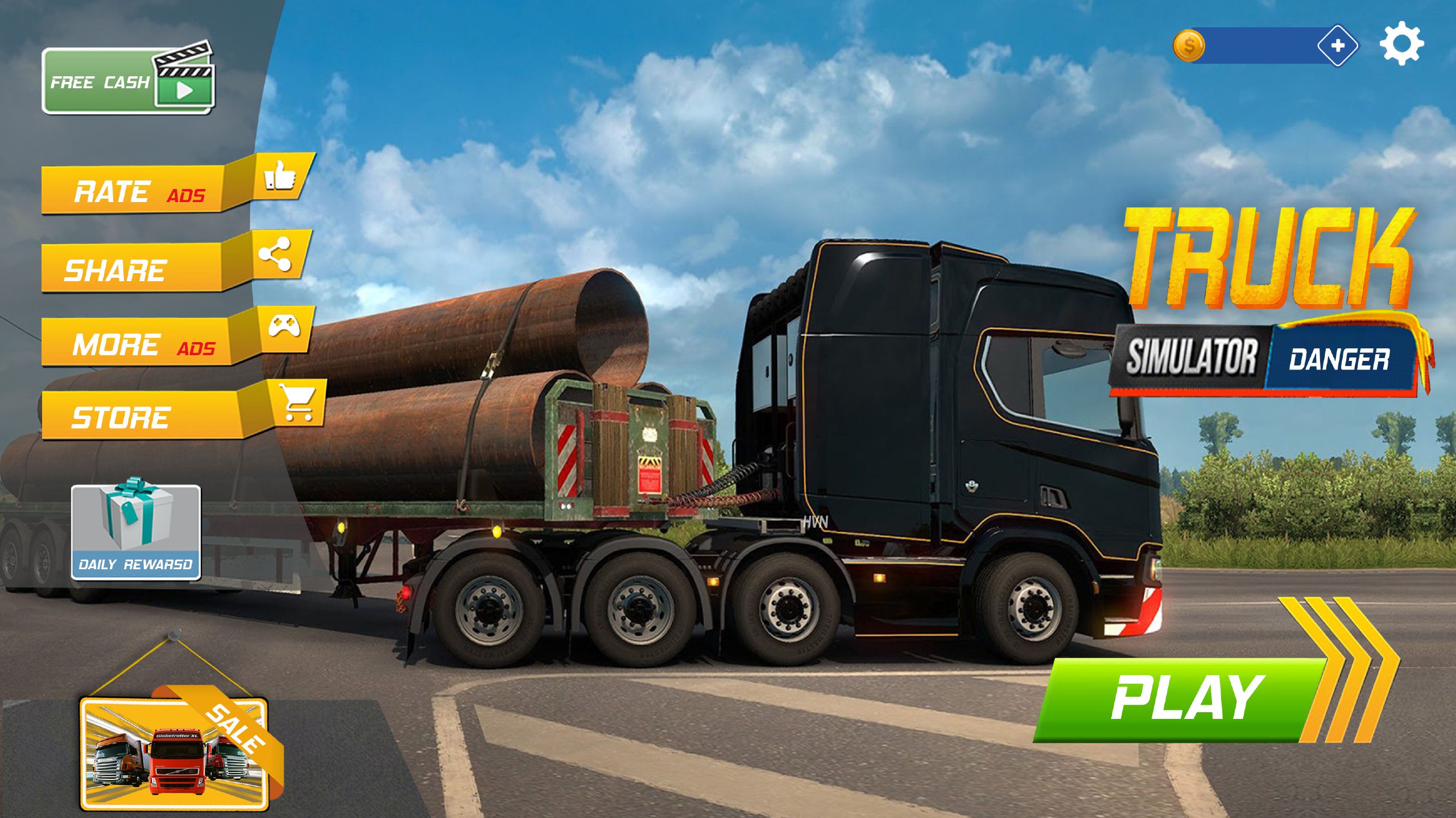 اسکرین شات 1 بازی Heavy Truck Simulator 2 : Mega