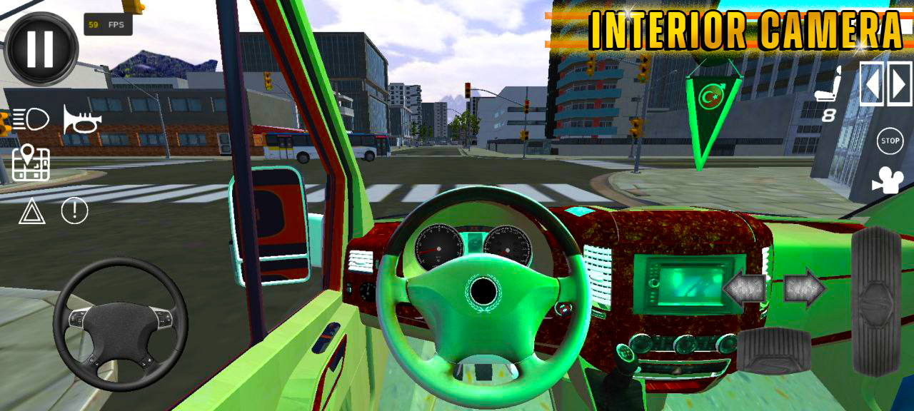 اسکرین شات 2 بازی Minibus Simulator-City Driving
