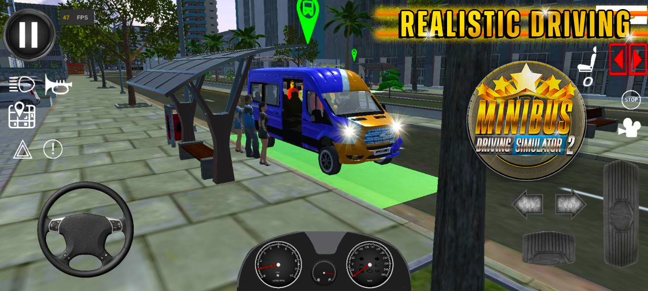 اسکرین شات 3 بازی Minibus Simulator-City Driving