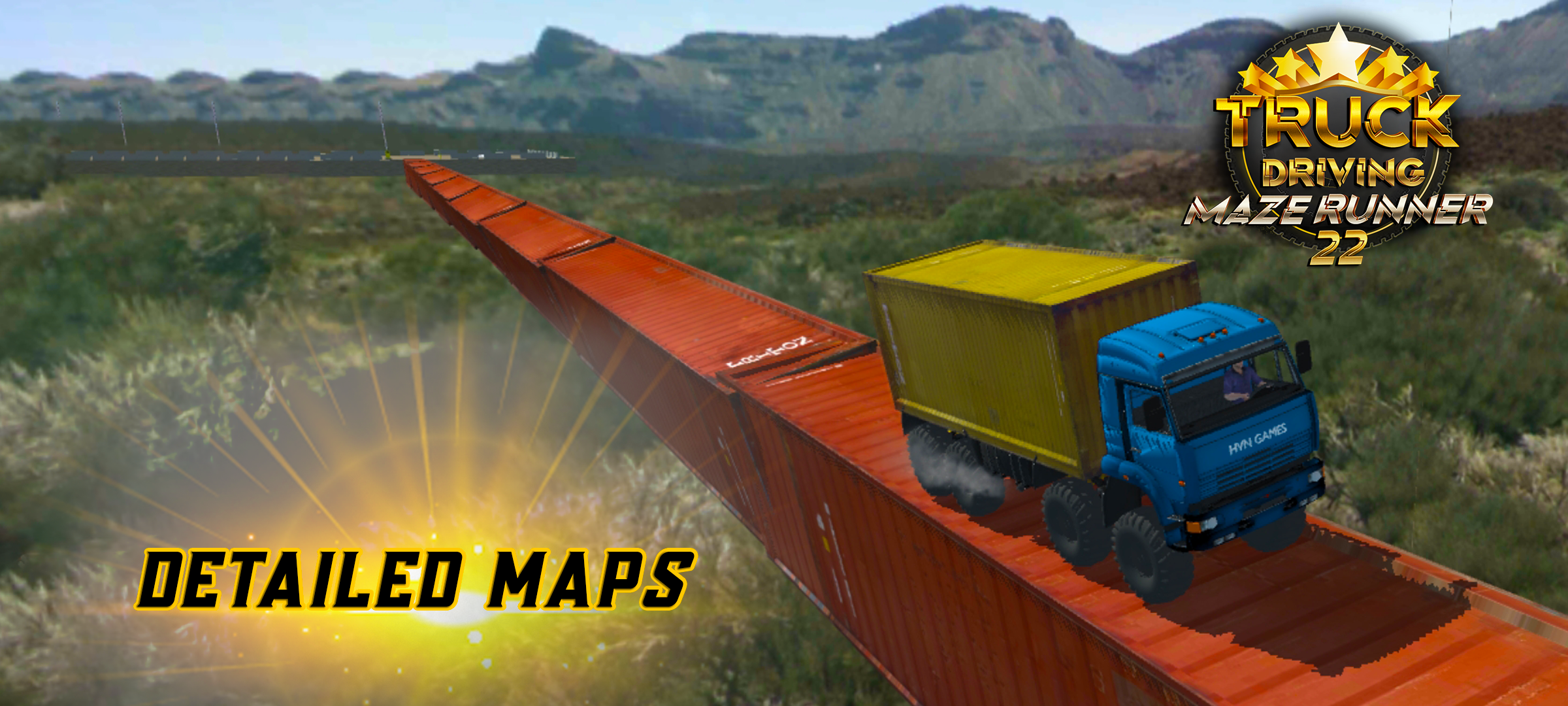 اسکرین شات 2 بازی Truck Driving 22 : Maze Runner