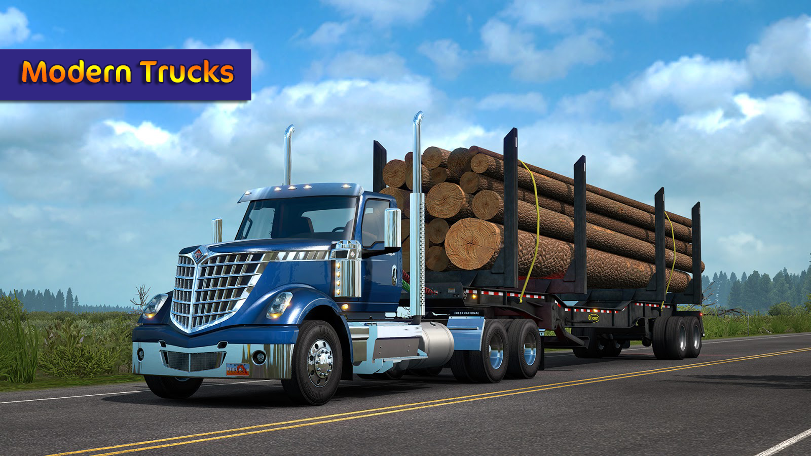 اسکرین شات 4 بازی Truck Simulator Wood Transport