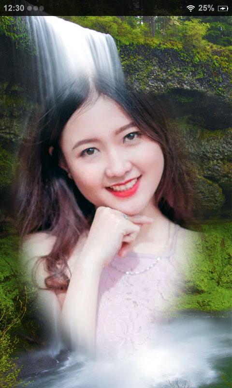 اسکرین شات 3 برنامه Waterfall Photo Frames