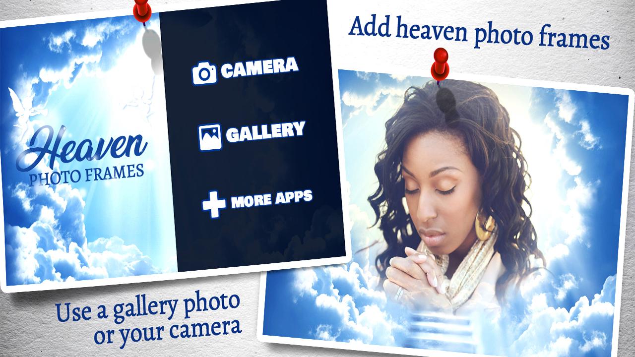 اسکرین شات 1 برنامه Heaven Photo Frames - Angels