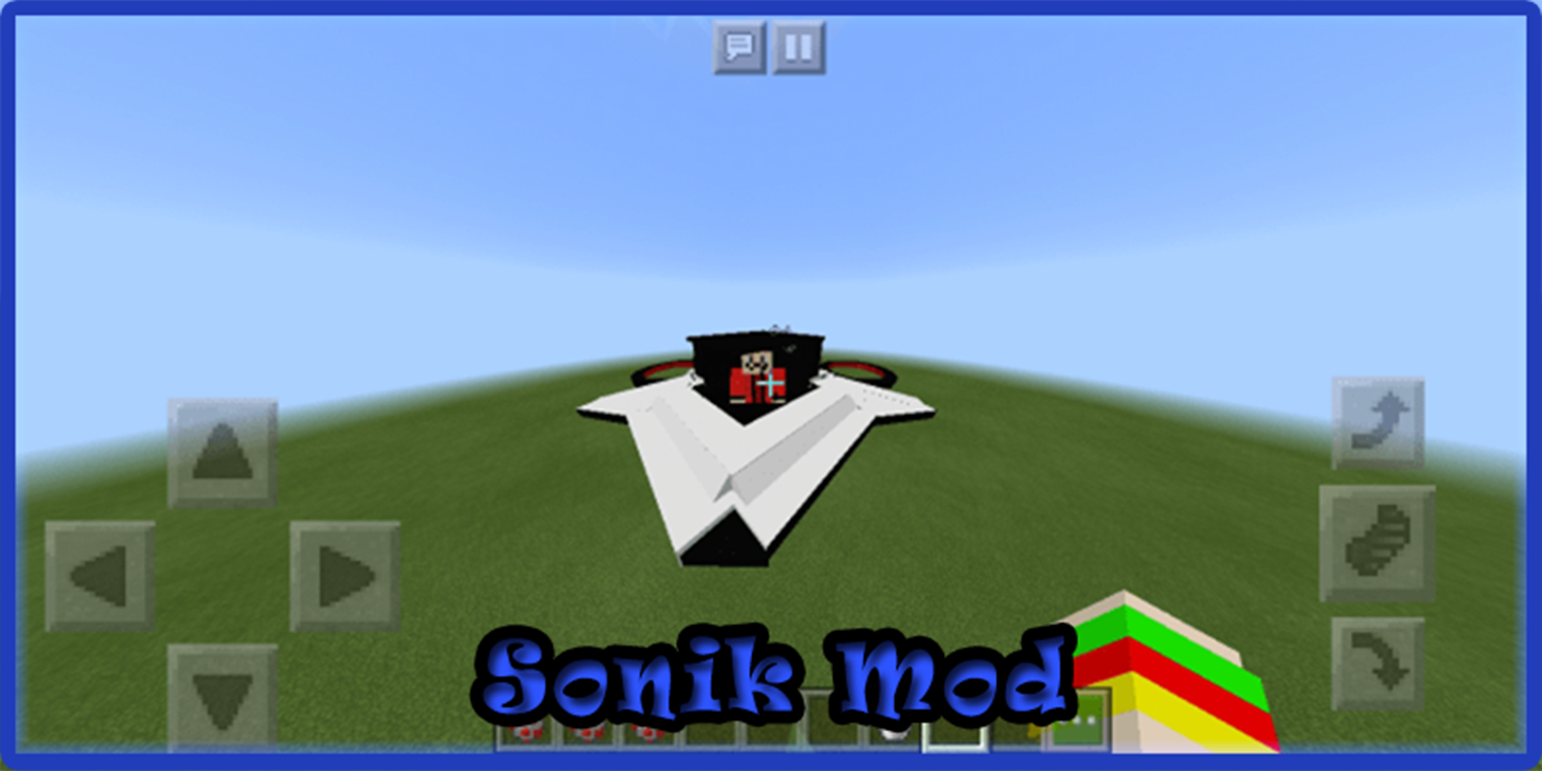 اسکرین شات 2 برنامه Sonic Mod for Minecraft PE