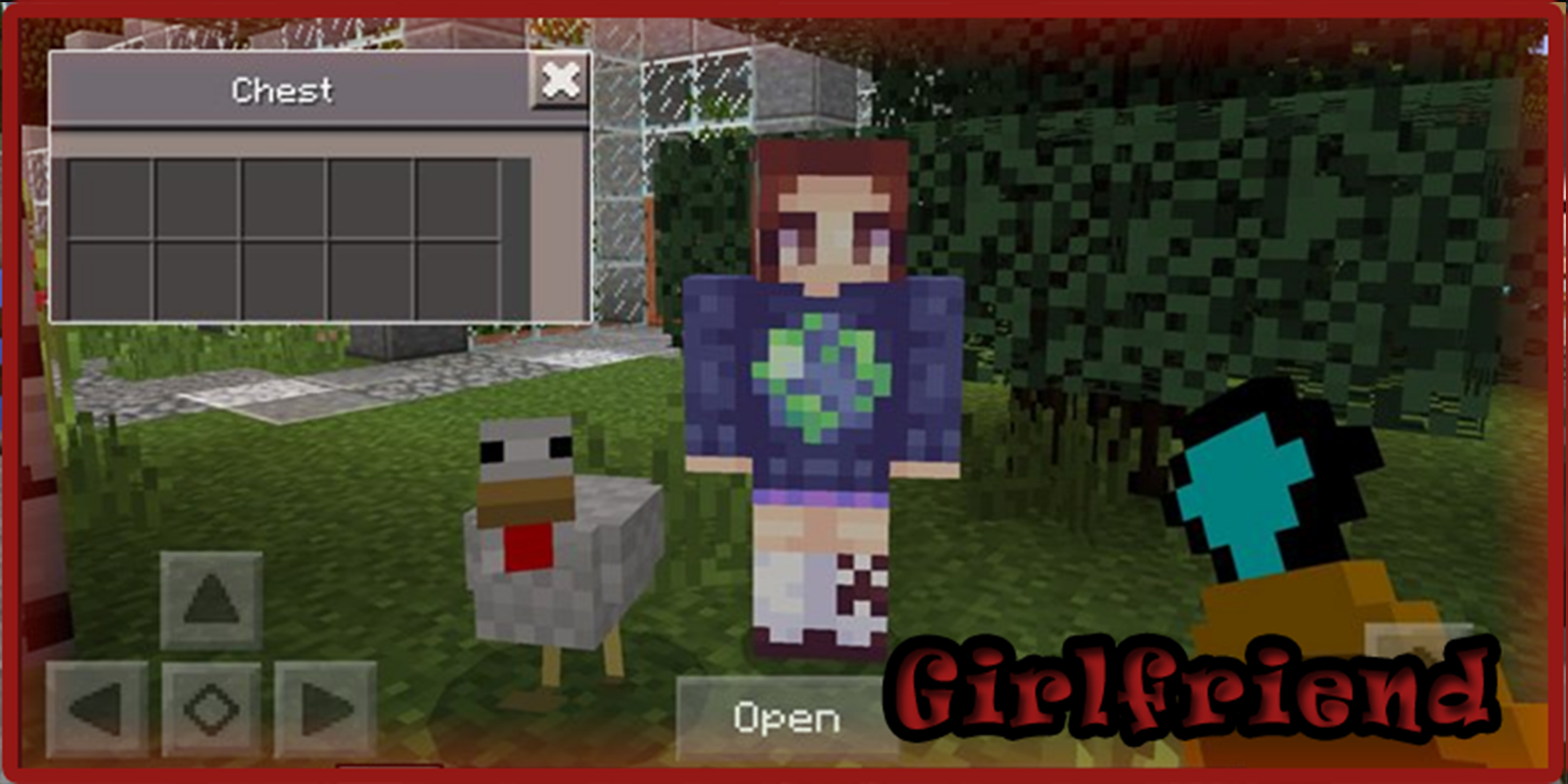 اسکرین شات 3 برنامه Girlfriend Mod for MCPE