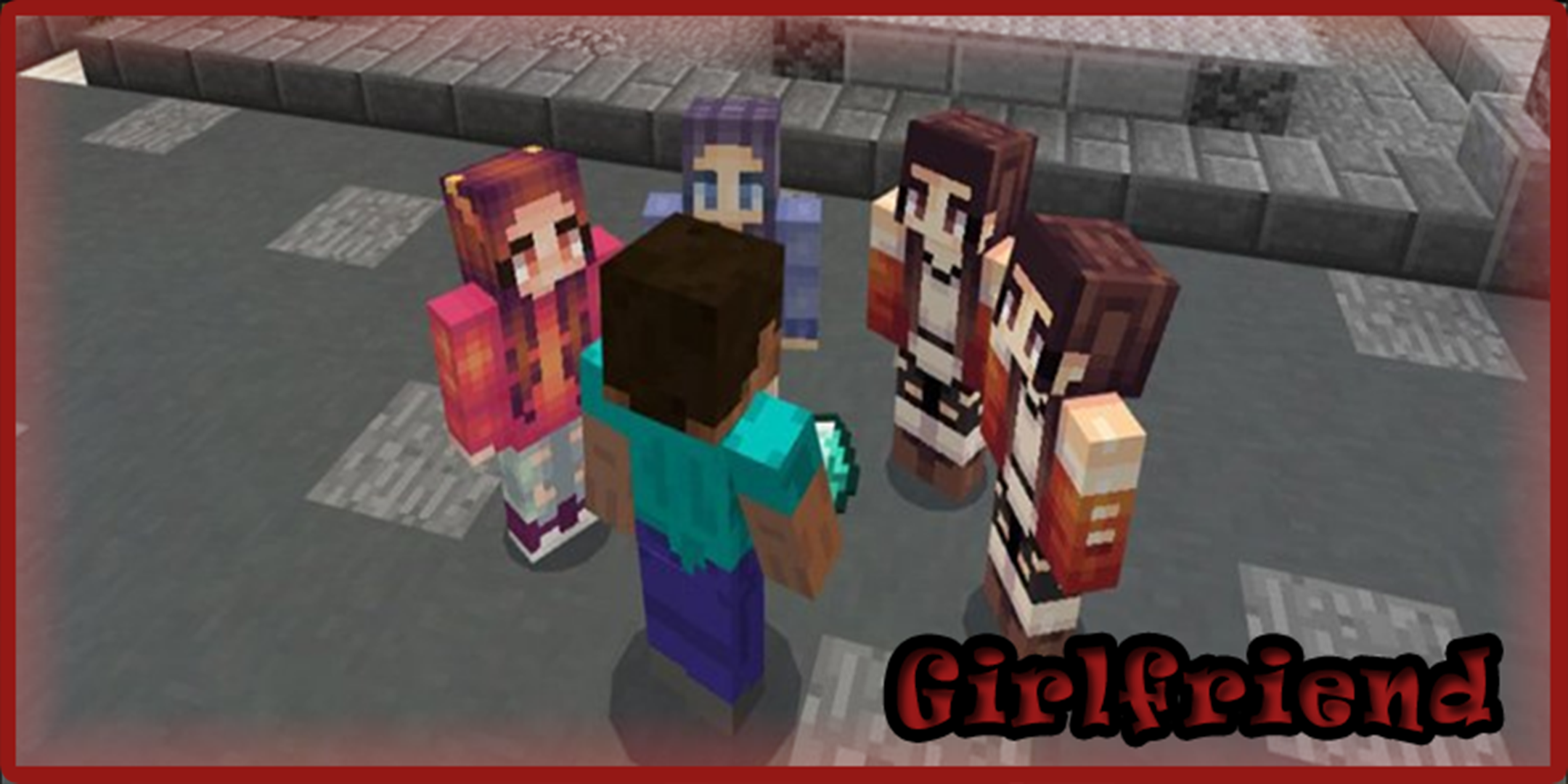 اسکرین شات 1 برنامه Girlfriend Mod for MCPE